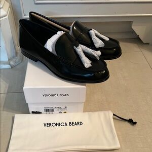 Veronica Beard penny tassel loafers